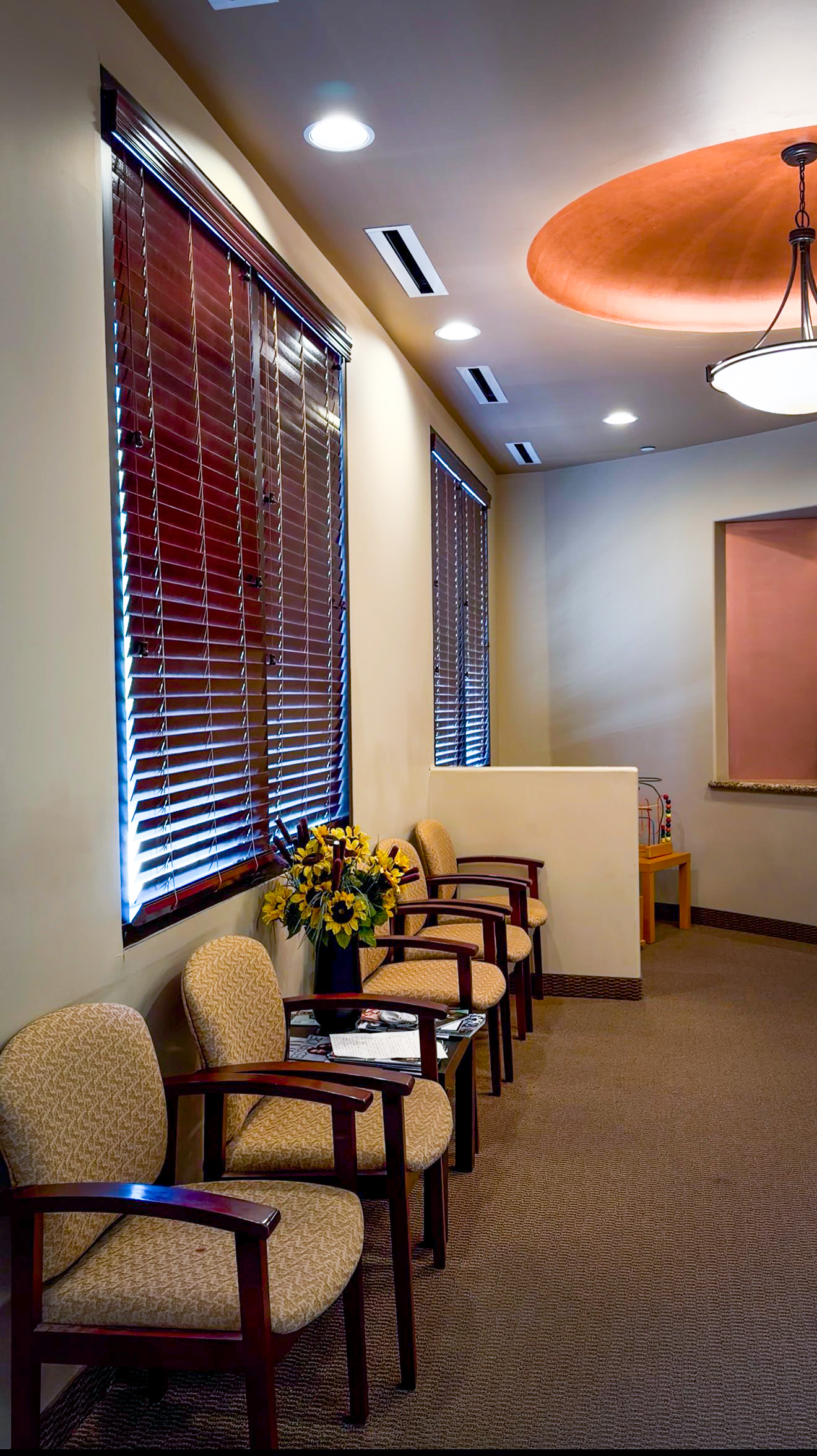 A Comfortable Waiting Area Designed to Help You Feel at Ease
